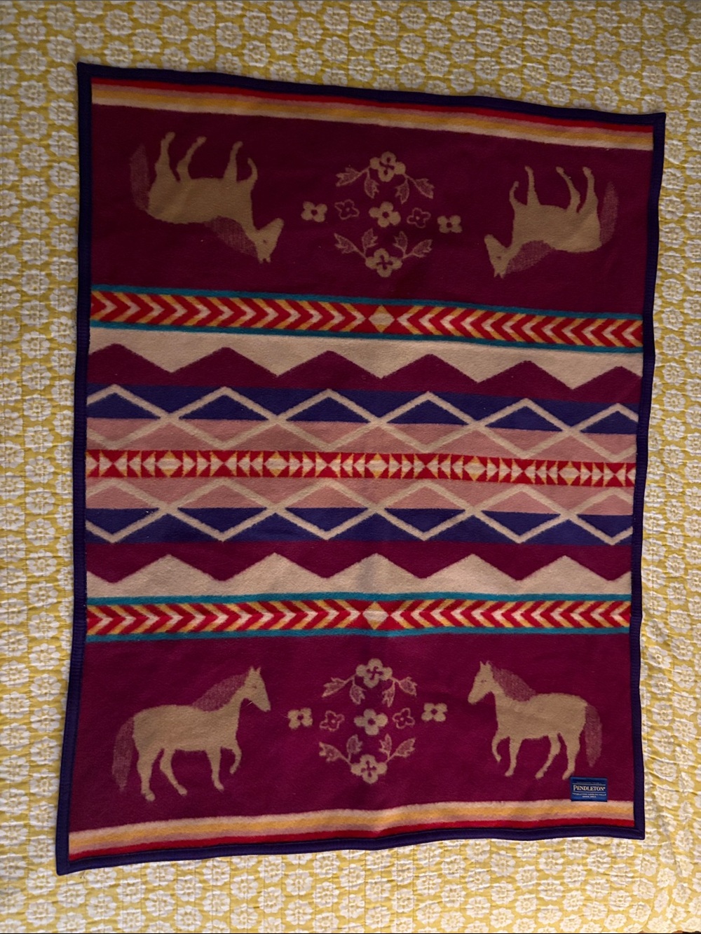Pendleton Painted Pony Crib Blanket